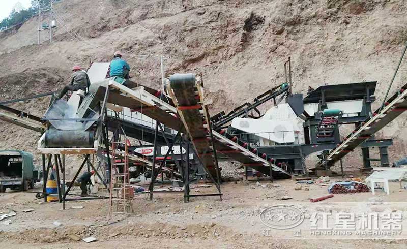 移動碎石機械 移動碎石機械