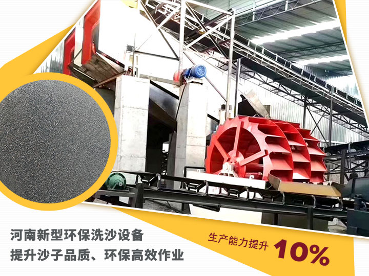 河南新型的環(huán)保洗沙設備與成品